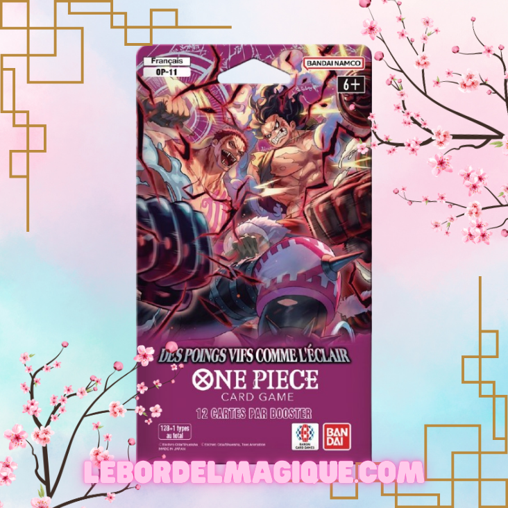 Blister One Piece OP11 FR Des Poings Vifs Comme l'Éclair