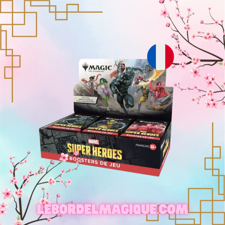MAGIC Boîte de 30 Boosters de Jeu - Marvel Super Heroes FR