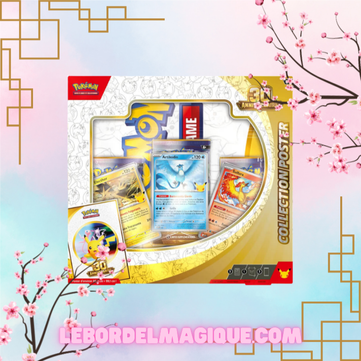 Coffret poster Pokémon 30 ans