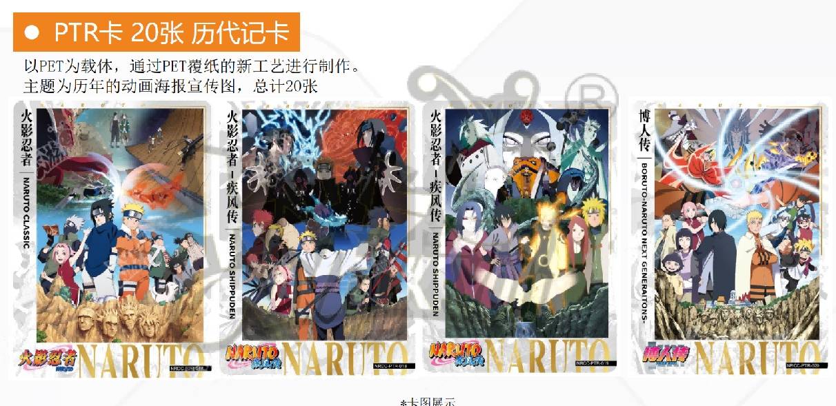 Display Naruto Kayou Heritage Collection Card - Ninja Era Special Package Version Normale