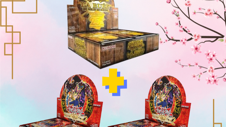 Lot Yu-Gi-Oh! 3 Displays : 1 RA04 + 2 RP02