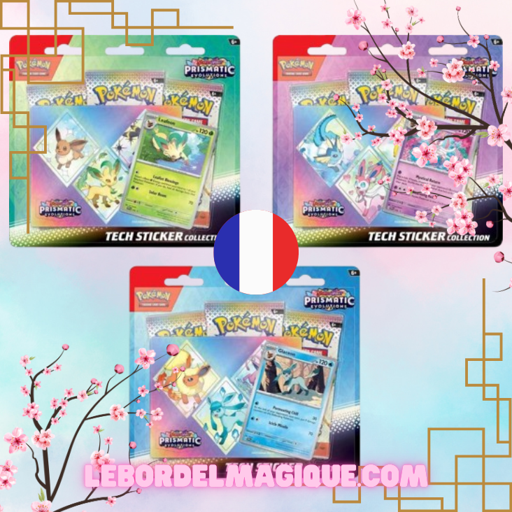 Tripack autocollant Ev8.5 Évolutions Prismatiques