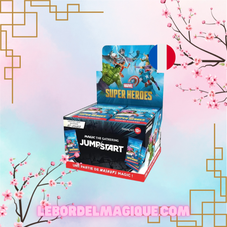 MAGIC Boîte de 24 Boosters Jumpstart - Marvel Super Heroes FR