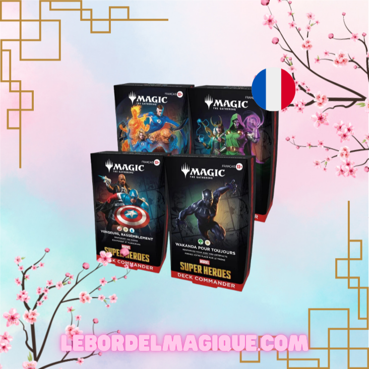 MAGIC 4 Decks Commander - Marvel Super Heroes FR