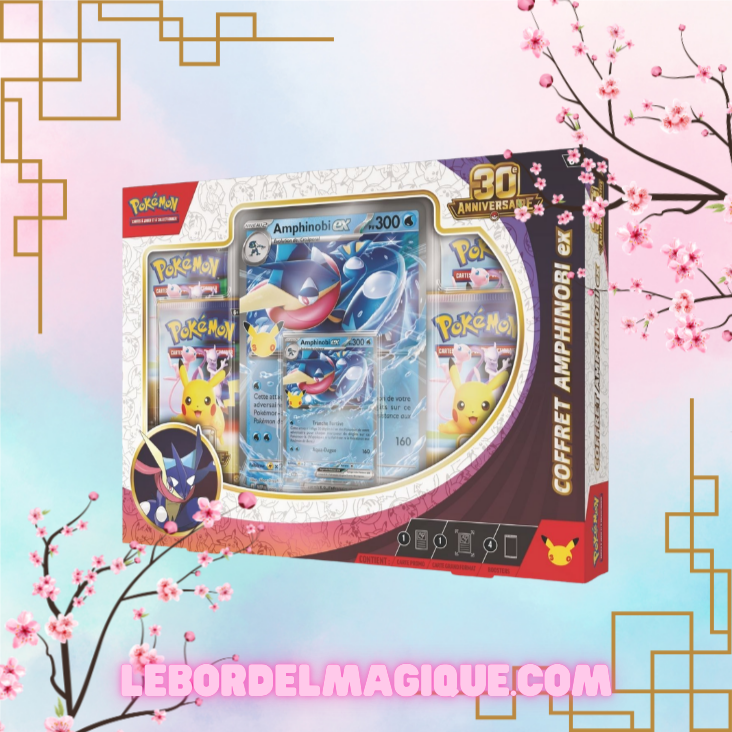 Coffret Amphinobi Ex Pokémon 30 ans