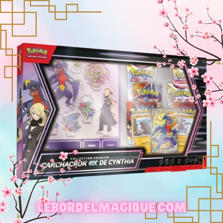 Coffret Pokémon Collection Premium Carchacrok EX de Cynthia
