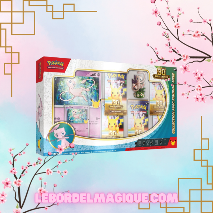 Coffret figurine Mew / Mewtwo Pokémon 30th FR