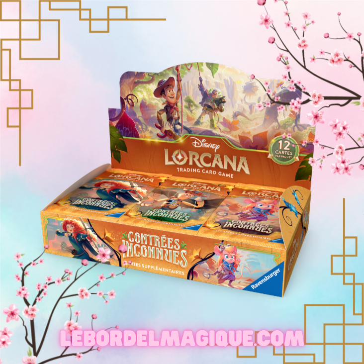 Display Disney Lorcana Set 12 Contrées Inconnues