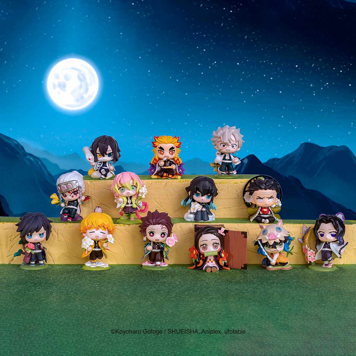 Pop Mart Demon Slayer Labubu : Kimetsu no Yaiba Birth Flower Series Figures