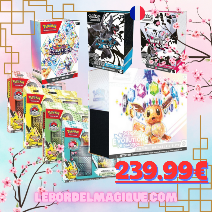 Lot ETB / Bundle Évolutions Prismatiques