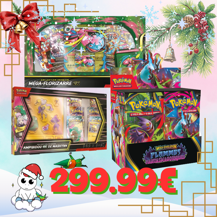 Lot de Noël : 1 Display ME02 + 2 Coffrets au choix dans la sélection