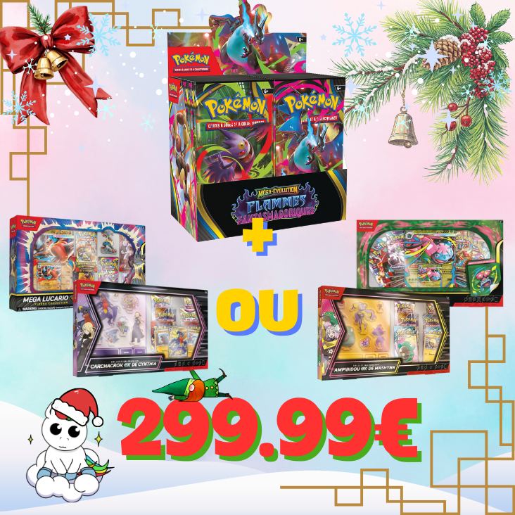 Lot de Noël : 1 Display ME02 + 2 Coffrets au choix dans la sélection