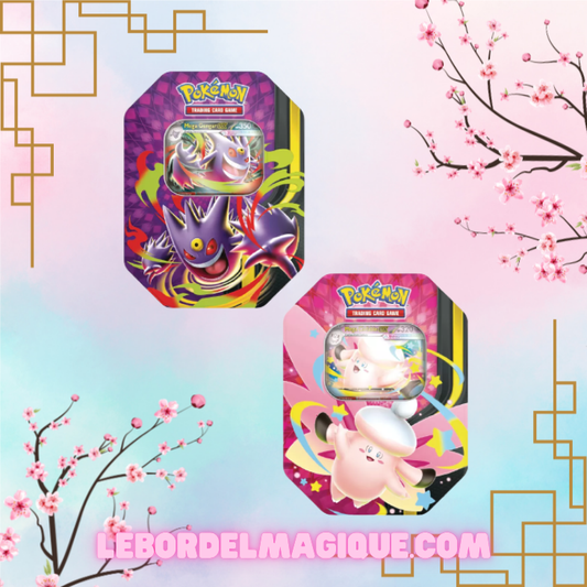 Pokebox Méga Ectoplasma EX et Méga Mélodelfe EX