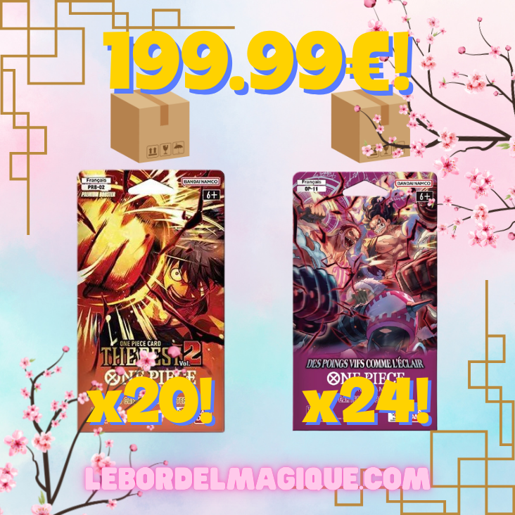 PROMO One Piece 2 Cases  FR au choix