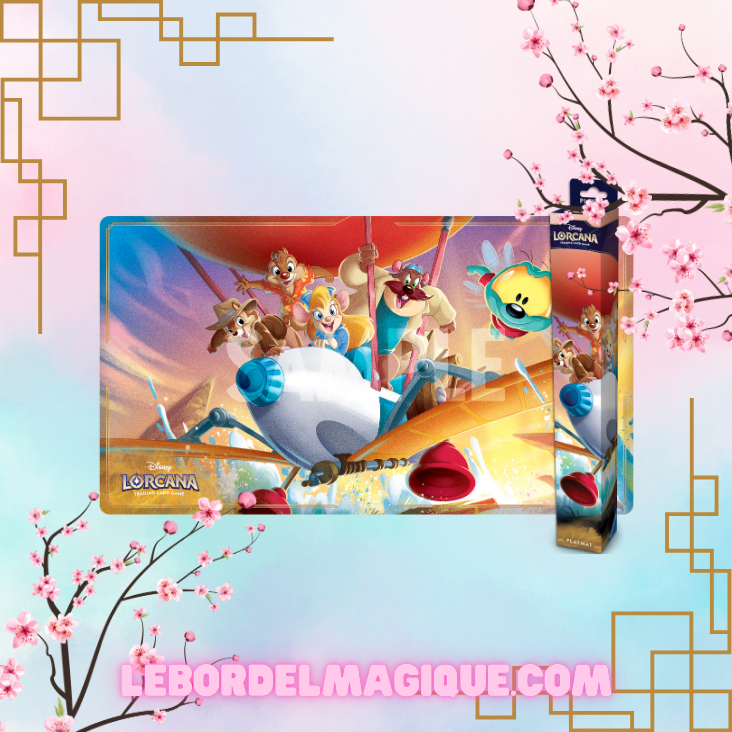 Tapis de Jeu Lorcana Tic et Tac