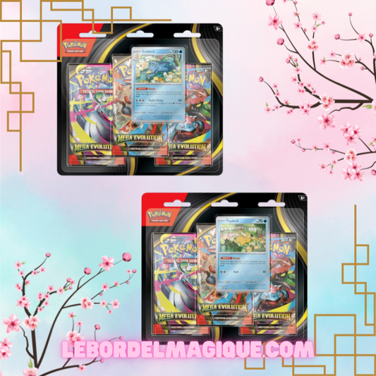 Tripack Pokemon Méga Evolution ME01