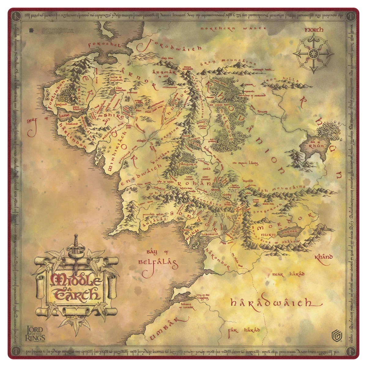 Playmat LOTR Lord of the Rings / LSDA Le Seigneur des Anneaux ULTIMATE GUARD