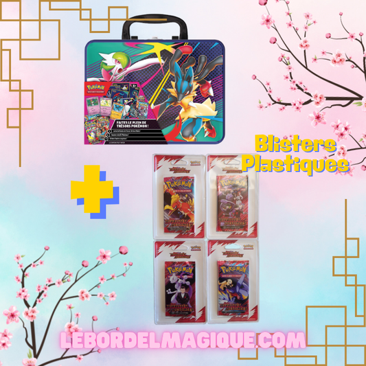 Lot Valisette Pokemon : Coffret de collection 2025 + ArtSet EV10 Blisters Plastiques