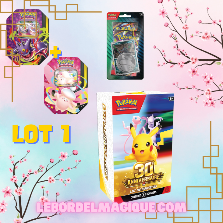 Pokémon lot Bundle 30th FR